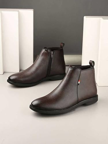 Image of Men Casual Boot | Boot For Men | Chelsea Fashion | Comfort Synthetic Leather All Season Wear Boot
