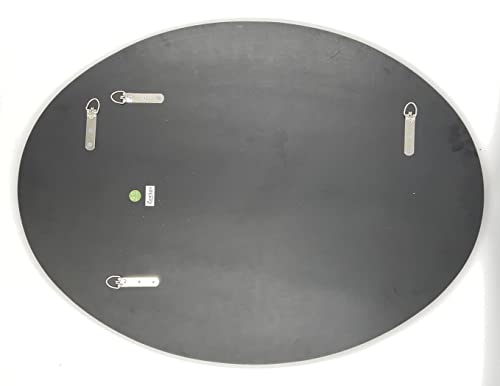 Zorigs Mosaic Mirror, Wall Art Décor – Handcrafted Decorative Wall Mirror, Light Brown, Pastel Green, Light And Navy Blue, Grey, Mosaic Mirror, 32” X 24” Oval -Hallway, Bedroom, Living Room #TOP5