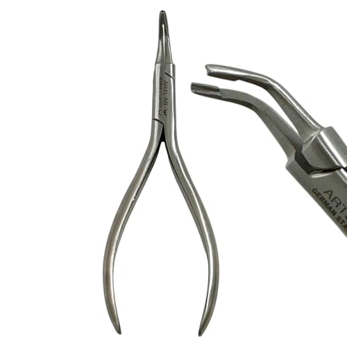 Dental Pliers - Root Fragment Forceps Angled, 5in | Blumenthal Rongeur Angled, 6in | Micro-Friedman Rongeur, 6in - Stainless Steel Dental Plier Rongeurs (5