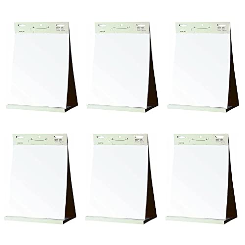 Bloc papier tableau de conférence KAV à feuilles perforées amovibles unies 70g 6 pièces