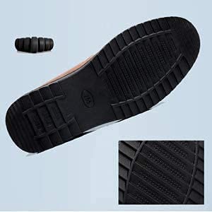 Mens Slip-on Loafers Casual Leather Shoes Walking Work Flats Breathable Lightweight Wear Resistant Canvas4