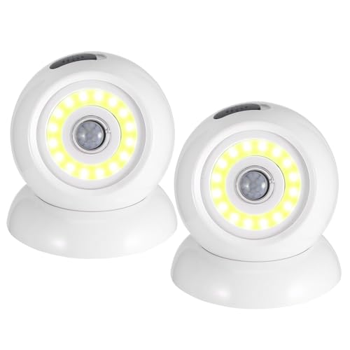 Außenleuchten mit Bewegungsmelder, batteriebetrieben, kabellos, Bewegungsmelder, Sicherheitslicht, automatisches Ein-/Ausschalten für den Innen- und Außenbereich, Veranda, Treppe, Flur, Garage, Wand,