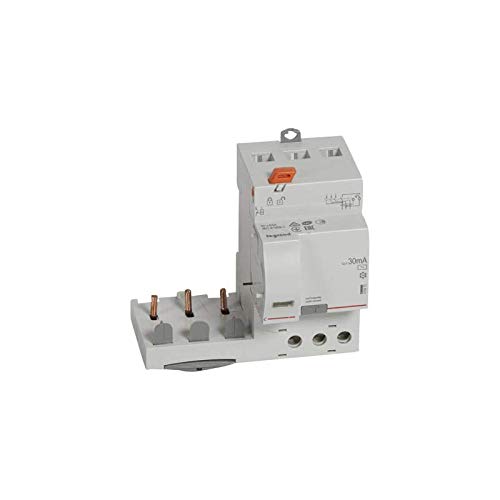 Bloc différentiel adaptable DX3 3P 400V~ - 63A - typeAC 30mA - pour disj 1 module/pôle