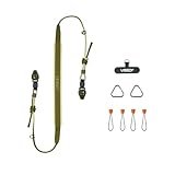 [VSGO] Casual カメラストラップ ショルダータイプ ダイニーマ クイックリリース V-lock 誤作動防止 カメラ スマホ対応 VB019/VB020/VB021 (アボカドグリーン)