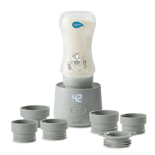 Scaldabiberon Portatile Per Viaggi - Riscaldamento Rapido Con 6 Adattatori E Display LCD - Foto 5