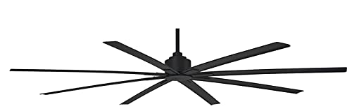 MINKA-AIRE F896-84-CL Xtreme H2O 84 Inch Outdoor Ceiling Fan with DC Motor, Coal Black Finish #1