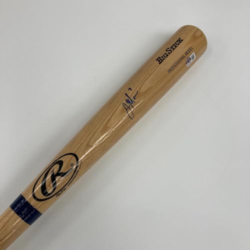 Joe Mauer Signed Rawlings Big Stick Baseball Bat Beckett Certified - Autographed MLB Bats