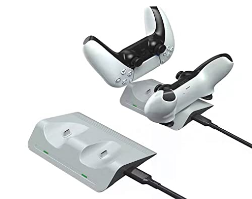 PS5 Controller Charging Station, Aimaer PS5 Charging Station Compatible with Sony Dualsense Controller, PS5 Mini Triangle Charging Dock, PS5 Charging Station With LED Indicatorsï¼ŒExtreme Speed Charging