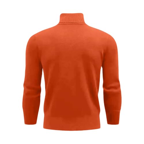 Men's Knitted Turtleneck Pullover Sweater Casual Basic Long Sleeve Slim Fit Thermal Winter Sweaters2