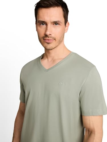 TOM TAILOR Herren Basic T-Shirt mit V-Ausschnitt – Ansicht 5
