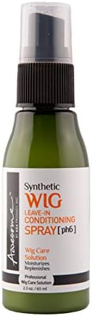 Awesome Synthetic Wig Leave-in Conditioning Spray [pH6] - Top Professional Wig Care Solution, Best Wig Detangle Spray, Moisturizes & Replenishes Synthetic Wigs, Easy Combing, Coconut Oil