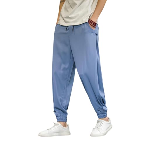 Pantalon sarouel léger contre la chaleur coupe ample homme