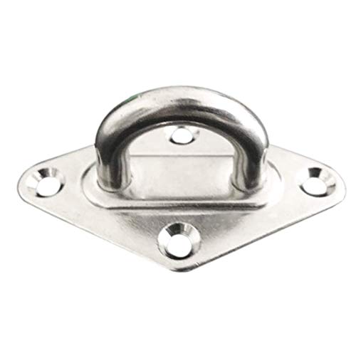 Tebery 500 Lb Capacity Hammock Chair Ultimate Hanging Kit - Premium Stainless Steel Hammock Spring, Swivel Hook, And Ceiling Hammock Mount (With 4 Stainless Mounting Screws) #TOP2