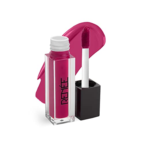 Image of RENEE Stay With Me Mini Matte Lipstick - Pride Of Magenta l Transfer Proof & Smudge-Proof | Long Lasting l Highly Pigmented l Velvety, Matte Finish l Travel Friendly l Enriched with Vitamin E l 2 ml