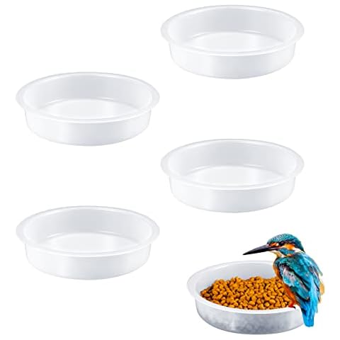 Opopark Transparent Bird Water Bowl Replacement Cover