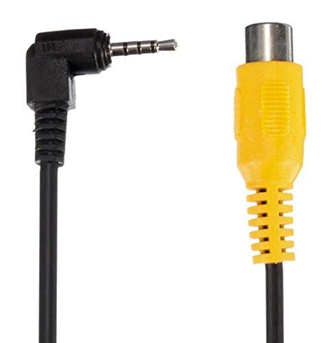 Amazon | Rosebe RCA(黄/映像) 2.5mm 4極 L型 90度 ミニプラグ映像