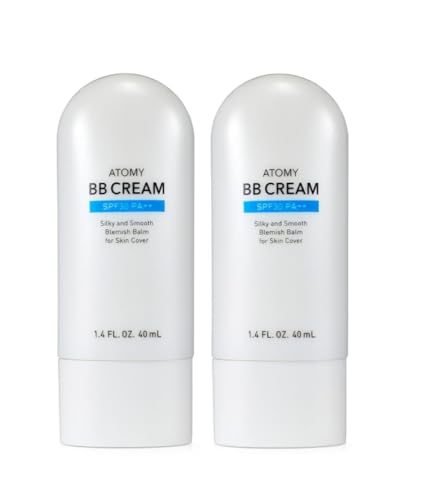 A.t.o.m.y BB Cream SPF 30 PA++ – Radiant Coverage with Hydrating & Anti-Aging Benefits | Lightweight Korean Beauty Balm (1.35 fl oz) x 2pcs