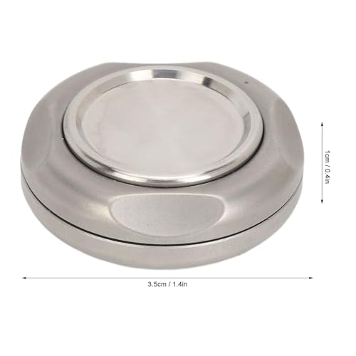 Brinquedo magnético háptico silencioso de aço inoxidável com ponta de dedo giratório metal háptico p