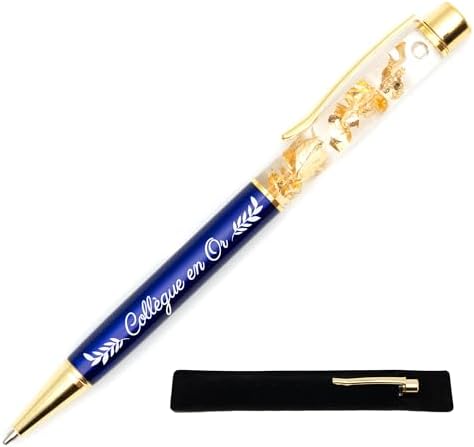 Stylo gravé – Super Collègue – Avec sa Boîte Cadeau : Amazon.fr: Fournitures de bureau
