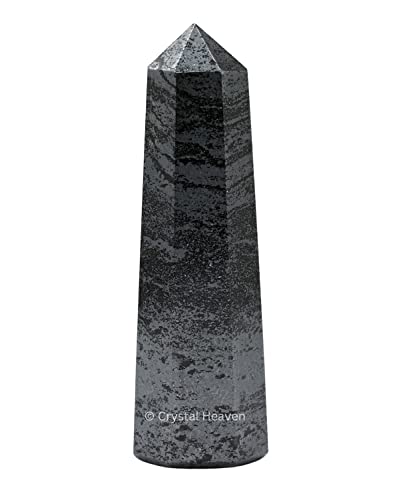 Tour en hématite de qualité supérieure taillée pour la lithothérapie spirituelle