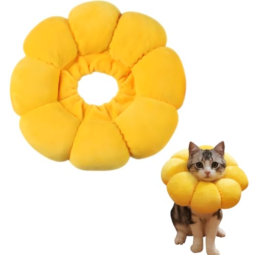 EIHI Collerette Récupération Protection Lavable Pour Chat Et Chien,Collier Élisabéthain...