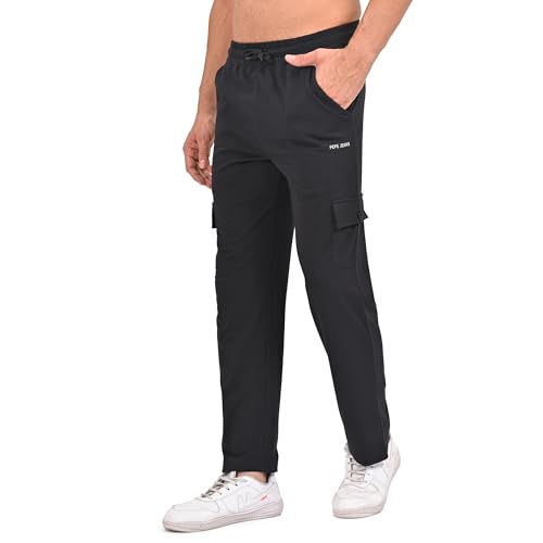 Image of Pepe Jeans Men's Mid Rise Track Pant Combo | 100% Cotton Superior Comfort For All Day Lounge Wear