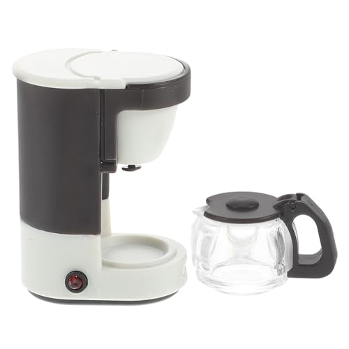 BESPORTBLE Miniature Dollhouse Coffee Maker Lifelike Mini Coffee Machine Kitchen Accessory for Space Saving for Small Dollhouse Rooms