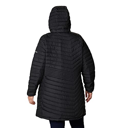 Image of Columbia Women Solid Powder Lite Mid Jacket Hoodie