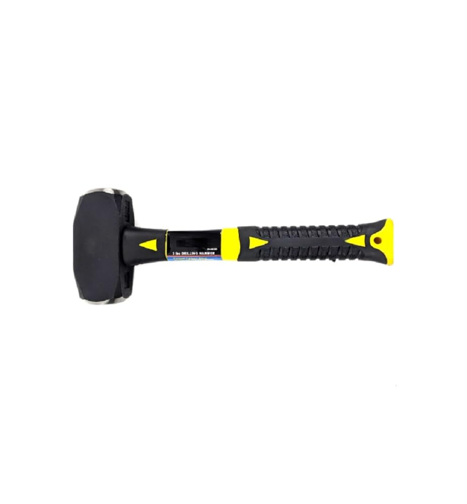 2Lbs BLACK POWDER COATED Fiber Glass Handle Drilling Hammer