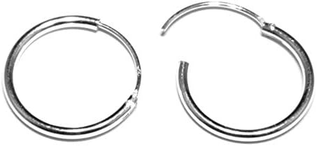 Silver Hoop Earrings