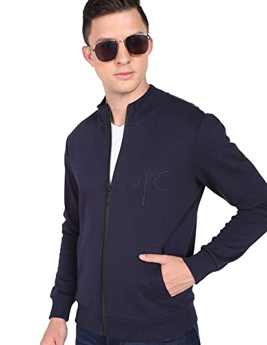 Image of Arrow Men's Cotton High Neck Sweatshirt
