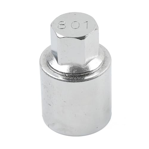 Image of Rbanna1 1pc Metal Locking Scoket Adaptor Wheel Nut Screw Lug Removal Key Tool 801 Sliver For Dodge Journey 2016-2020 Car