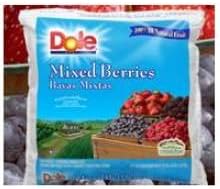 Individual Quick Frozen Mixed Berry Fruit, 5 Pound -- 2 per case.