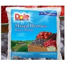 Dole Frozen Mixed Berry Fruit, 5 Pound