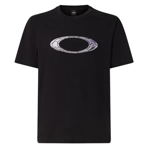 Tee Coque Homme Oakley Metal Liquid Ellipse premium à col rond
