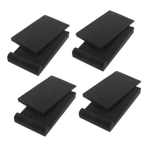 EXAOMBLE 4個 防振制音パッド スピーカー用音響アイソレーションクッション 低音減衰防滑防振設計 モニタースピーカーやサブウーファー対応