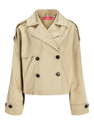 Trench court femme Jack & Jones veste élégante mi-saison pour aller au bureau