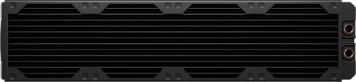 CORSAIR Hydro X Series XR7 480mm V2 Radiador de Refrigeración Líquida – Compatible con iCUE Link – 4 Soportes de Ventilador de 120 mm – Placas de protección de Tornillo – Roscas G1/4' – Negro