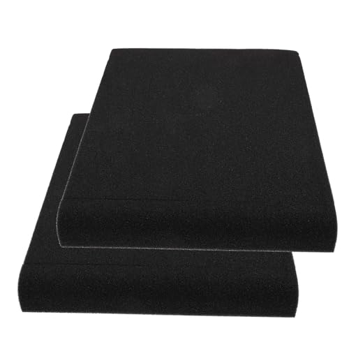 Toyvian 4 sets Almohadillas de aislamiento acústico para altavoces para estudio miniatura 1