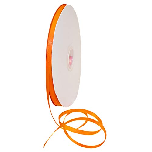 Ruban polyester mandarine pour emballages cadeaux et nœuds parfaits - 2