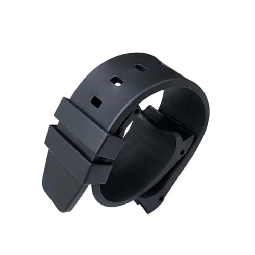 Bracelet Silicone Incurvé 22mm Souple avec Boucle Déployante - 4