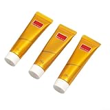 Crema lucidante per superfici metalliche, 15 g, rimuove ruggine, ossidazione e sporco da ottone, acciaio inossidabile e peltro (3 pezzi)