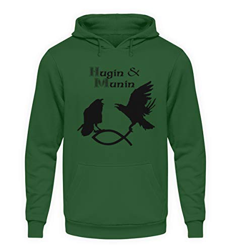 Pull à capuche unisexe vert XXXL : le hoodie idéal pour vos weekends cocooning