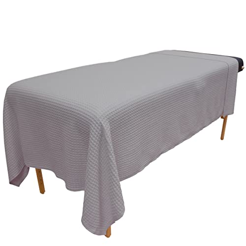 Body Linen 10 Pack - Waffle Weave Massage Table Blankets