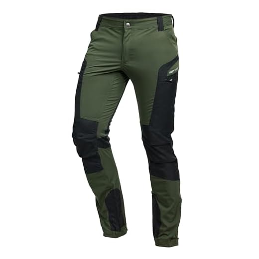PUMA Workwear Pro-One Wanderhose Herren - Robuste Outdoor Hosen für Herren - Mit verstärktem Nylon für Langlebigkeit - Trekkinghose mit 4-Wege-Stretch - Verstellbarer Knopfleiste - 3XL - Oliv