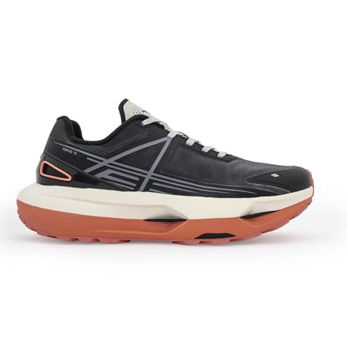 Image of Red Tape Men's Sneakers Black Grey Mesh TPU Round Toe Lace-Up