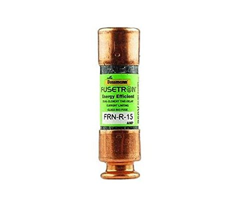 Bussmann FRN-R-1⁄2 (FRN-R-0.5) 0.5Amp 250V Fusetron Dual Element Time-Delay Fuse