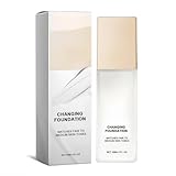 Color Changing Foundation for Mature Skin, Concealer Cover Cream, Lightweight Liquid Foundations, Tone Suitable for All Skin Types (1pcs)