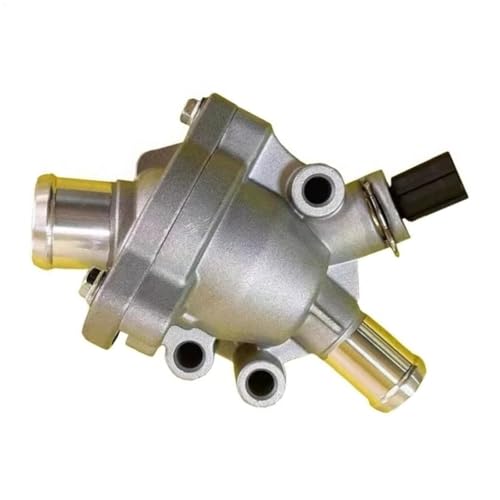 Coolant Thermostat Engine Cooling Thermostats Car Coolant Thermostat Assembly 31411151 31319606 for Volvo for Xc60 S40 S60 S80 C30 J60F(Aluminium)