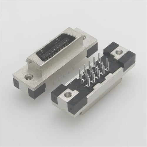Conector macho PCB recto PCR-E20MD de 20 pines para interfaz SCSI 6